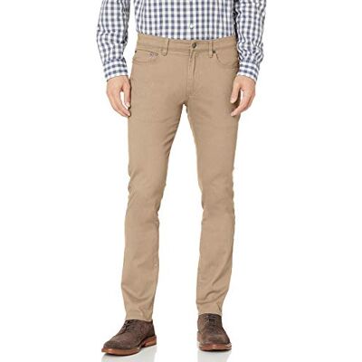 AE1908214-KI-32W x 34L Amazon Essentials Męskie spodnie diagonalne Stretch 5 kieszeni obcisły krój, Khaki brązowy, 32W / 34L AE1908214-KI-32W x 34L Amazon Essentials Męskie spodnie diagonalne Stretch 5 kieszeni obcisły krój, Khaki brązowy, 32W / 34L