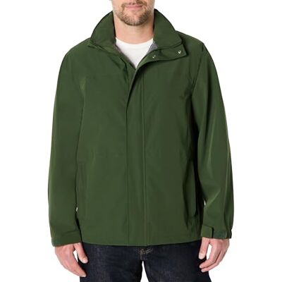 AEMN71508_Dark Green Amazon Essentials Męska wodoodporna kurtka przeciwdeszczowa, ciemnozielony, XXL AEMN71508_Dark Green Amazon Essentials Męska wodoodporna kurtka przeciwdeszczowa, ciemnozielony, XXL