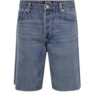 22029893-4793813 Only & Sons Onsfive Baggy Lb 9893 Pim DNM szorty Vd2, niebieski (medium blue denim), L 22029893-4793813 Only & Sons Onsfive Baggy Lb 9893 Pim DNM szorty Vd2, niebieski (medium blue denim), L