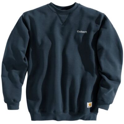 K124-472 Carhartt M?ska bluza z okr?g?ym dekoltem o ?redniej wadze, Nowy granat, XS K124-472 Carhartt M?ska bluza z okr?g?ym dekoltem o ?redniej wadze, Nowy granat, XS