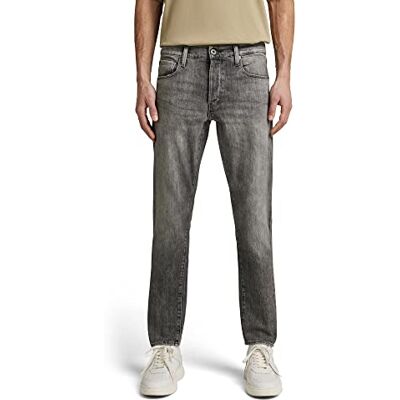 51003-C909-C762 G-Star Raw Mężczyźni 3301 Regular Tapered Jeansy, Szary (Faded Carbon), 27W/32L 51003-C909-C762 G-Star Raw Mężczyźni 3301 Regular Tapered Jeansy, Szary (Faded Carbon), 27W/32L