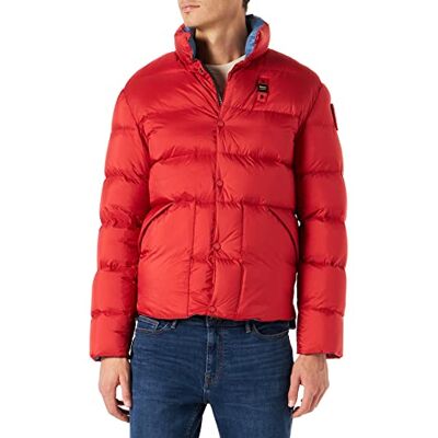 22WBLUC03219 006365 Blauer Męska krótka kurtka z wypełnieniem z pierza, wyściełana kurtka, 498 Orange Astice, M 22WBLUC03219 006365 Blauer Męska krótka kurtka z wypełnieniem z pierza, wyściełana kurtka, 498 Orange Astice, M