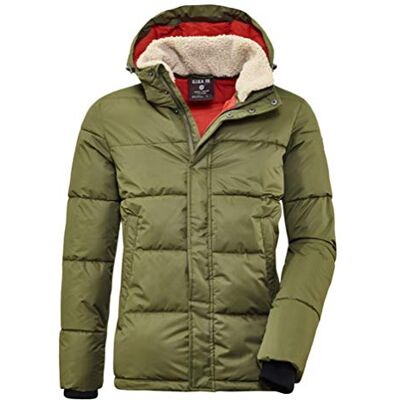 35843-000 G.I.G.A. DX Męska kurtka pikowana z odpinanym kapturem i odpinanym kołnierzem Sherpa Ventoso MN Quilted JCKT A, zielona, S, 35843-000 G.I.G.A. DX Męska kurtka pikowana z odpinanym kapturem i odpinanym kołnierzem Sherpa Ventoso MN Quilted JCKT A, zielona, S,