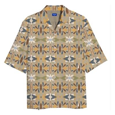 12277522-4761463 JACK & JONES Jorluke Gallery Resort koszulka męska Ss Tg, safari, M 12277522-4761463 JACK & JONES Jorluke Gallery Resort koszulka męska Ss Tg, safari, M