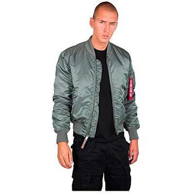 191118-432 Alpha Industries MA-1 VF 59 Bomber Jacket dla mężczyzn Vintage Green 191118-432 Alpha Industries MA-1 VF 59 Bomber Jacket dla mężczyzn Vintage Green