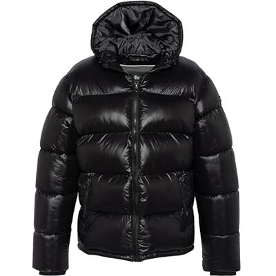 COLUMBUS-Noir-5XL Schott NYC Schott Columbus kurtka puchowa z kapturem czarna, czarny, 5XL duże rozmiary wysoki COLUMBUS-Noir-5XL Schott NYC Schott Columbus kurtka puchowa z kapturem czarna, czarny, 5XL duże rozmiary wysoki