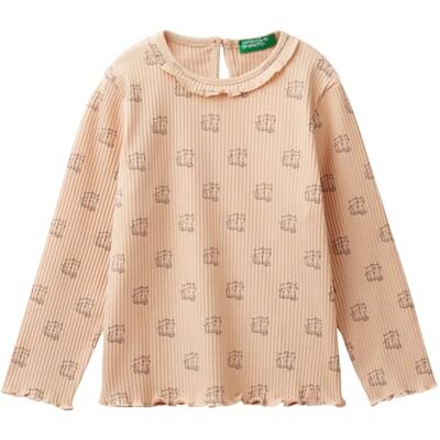 36LKG10FF United Colors of Benetton Koszulka M/L, Wielokolorowy, 3 anni 36LKG10FF United Colors of Benetton Koszulka M/L, Wielokolorowy, 3 anni