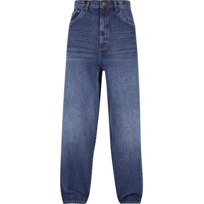 TB6398 Urban Classics Heavy Ounce Baggy Fit Jeans Spodnie męskie, Nowy ciemny niebieski sprany, 30 TB6398 Urban Classics Heavy Ounce Baggy Fit Jeans Spodnie męskie, Nowy ciemny niebieski sprany, 30