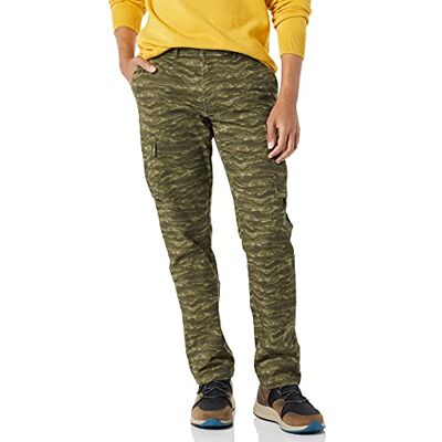 AE190190-Tcamo-32W x 30L Amazon Essentials Men's Spodnie cargo ze stretchem straight fit (dostępne w wersjach Big i Tall), Oliwkowy Moro, 32W / 30L AE190190-Tcamo-32W x 30L Amazon Essentials Men's Spodnie cargo ze stretchem straight fit (dostępne w wersjach Big i Tall), Oliwkowy Moro, 32W / 30L