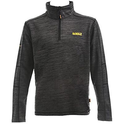DeWalt Męskie Dewjonesl-tb Jonesborough 1 4" zamek średni warstwa polar L, szary, L UK DeWalt Męskie Dewjonesl-tb Jonesborough 1 4" zamek średni warstwa polar L, szary, L UK
