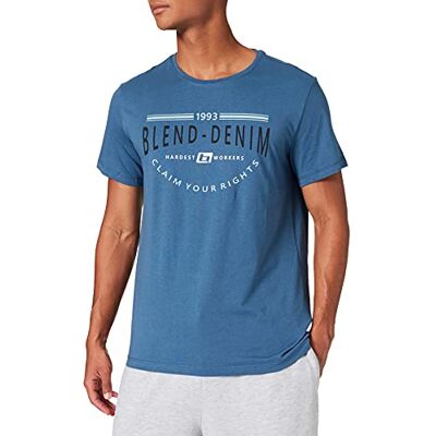 20712780 Blend Męski T-shirt, 194026 / Ensign Blue, XXL 20712780 Blend Męski T-shirt, 194026 / Ensign Blue, XXL