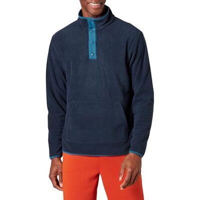 AEM20054F21-JACK175-X-Large Amazon Essentials Men's Kurtka polarowa z zatrzaskami z przodu, Granatowy, XL AEM20054F21-JACK175-X-Large Amazon Essentials Men's Kurtka polarowa z zatrzaskami z przodu, Granatowy, XL
