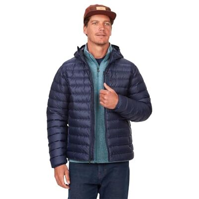 M15896 Marmot Meżczyzni Highlander Hoody, Ciepła Kurtka Puchowa, Ocieplana Kurtka Zimowa z Kapturem, Oddychająca, Lekka Kurtka Outdoorowa, Wiatroszczelna, Arctic Navy, m M15896 Marmot Meżczyzni Highlander Hoody, Ciepła Kurtka Puchowa, Ocieplana Kurtka Zimowa z Kapturem, Oddychająca, Lekka Kurtka Outdoorowa, Wiatroszczelna, Arctic Navy, m