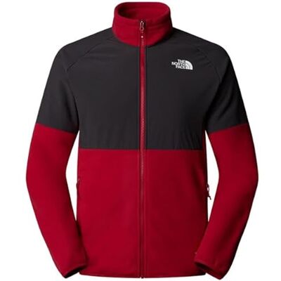NF0A89JG The North Face Mężczyźni Glacier Heavyweight Full Zip Kurtka polarowa Garnet Red/Asphalt Grey XS NF0A89JG The North Face Mężczyźni Glacier Heavyweight Full Zip Kurtka polarowa Garnet Red/Asphalt Grey XS