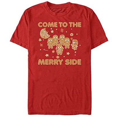 1fbebb5c-5c75-425a-aa7a-31b75c4ae82a Star Wars Unisex Gingerbread Side Organic Short Sleeve T-Shirt, czerwony, S, czerwony, S 1fbebb5c-5c75-425a-aa7a-31b75c4ae82a Star Wars Unisex Gingerbread Side Organic Short Sleeve T-Shirt, czerwony, S, czerwony, S