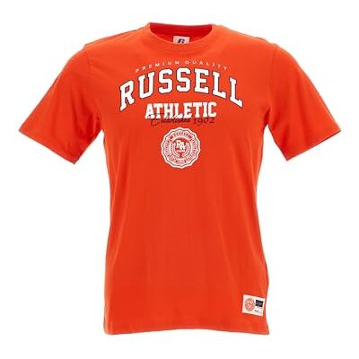 A49091 RUSSELL ATHLETIC SS Crewneck T-shirt z krótkim rękawem, Pomarańczowy Uwaga:, 176 A49091 RUSSELL ATHLETIC SS Crewneck T-shirt z krótkim rękawem, Pomarańczowy Uwaga:, 176