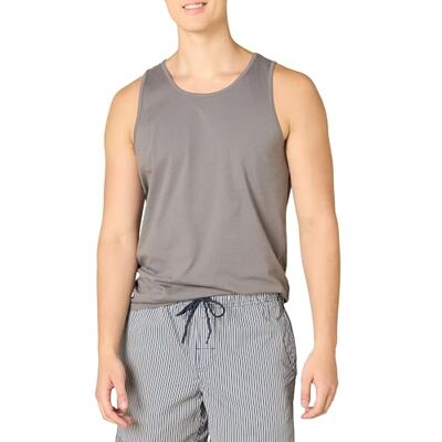 AE1816884-Gray-XX-Large Amazon Essentials Men's Koszulka typu tank top slim fit, Szary, XXL AE1816884-Gray-XX-Large Amazon Essentials Men's Koszulka typu tank top slim fit, Szary, XXL