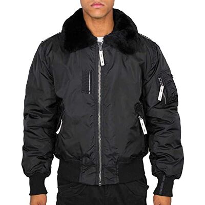 143104-03 Alpha Industries Injector III Bomber Jacket dla mężczyzn Black 143104-03 Alpha Industries Injector III Bomber Jacket dla mężczyzn Black