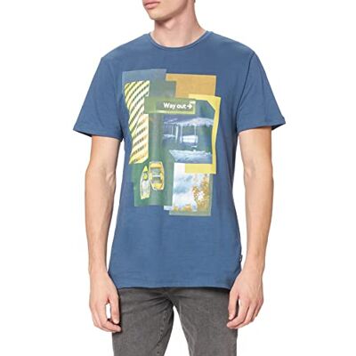 20712784 Blend Męski T-shirt, 194026 / Ensign Blue, L 20712784 Blend Męski T-shirt, 194026 / Ensign Blue, L