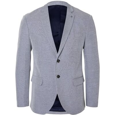 16094544 SELETED HOMME Męska marynarka Slhslim-Alvin BLZ Noos, Blue Denim, 46 16094544 SELETED HOMME Męska marynarka Slhslim-Alvin BLZ Noos, Blue Denim, 46