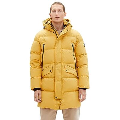 1037357 Tom Tailor Męska parka z recyklingu, z odpinanym kapturem, 10533 Golden Fall, M 1037357 Tom Tailor Męska parka z recyklingu, z odpinanym kapturem, 10533 Golden Fall, M