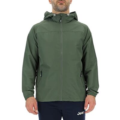 O102712-E947 Jeep J Man Light Hooded Wind Jacket Outline Back Print J23s kurtka męska O102712-E947 Jeep J Man Light Hooded Wind Jacket Outline Back Print J23s kurtka męska
