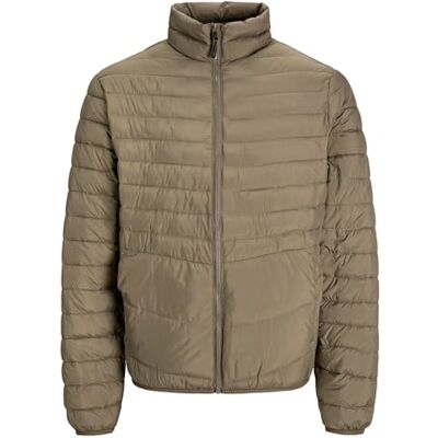 12258998 JACK & JONES Męska kurtka pikowana Plus Size, canteen, 4XL 12258998 JACK & JONES Męska kurtka pikowana Plus Size, canteen, 4XL