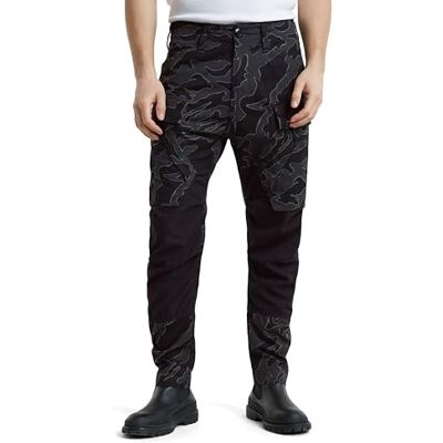 D25185 G-STAR Męskie spodnie cargo 3D Regular Tapered Cargo 3.0, Wielokolorowy Cloack Island Camo D386 G741, 34W / 32L D25185 G-STAR Męskie spodnie cargo 3D Regular Tapered Cargo 3.0, Wielokolorowy Cloack Island Camo D386 G741, 34W / 32L