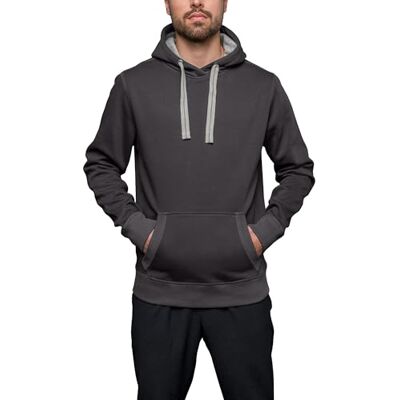 900.38-9 HRM Unisex Sweat Hoodie, czarny, rozm. XS I Premium sweter z kapturem, szary melanż, M 900.38-9 HRM Unisex Sweat Hoodie, czarny, rozm. XS I Premium sweter z kapturem, szary melanż, M