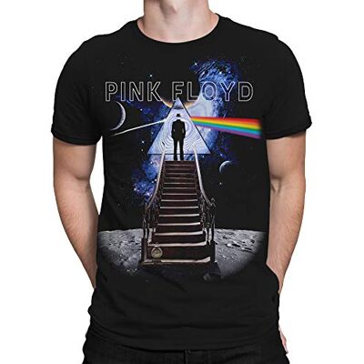 31981-1-S Liquid Blue Pink Floyd klatka schodowa do księżyca T-shirt 31981-1-S Liquid Blue Pink Floyd klatka schodowa do księżyca T-shirt