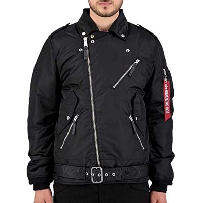 108120-03 Alpha Industries Męska kurtka bomber Outlaw Jacket Black 108120-03 Alpha Industries Męska kurtka bomber Outlaw Jacket Black