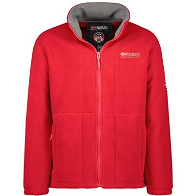 WY6248H/GN Geographical Norway Torleon Męski gruby polar ciepły zamek błyskawiczny Kurtka męska ciepła zimowa miękka bluza z podszewką z długim rękawem idealna na jesień i zimę (czerwono-ciemnoszara 3XL), WY6248H/GN Geographical Norway Torleon Męski gruby polar ciepły zamek błyskawiczny Kurtka męska ciepła zimowa miękka bluza z podszewką z długim rękawem idealna na jesień i zimę (czerwono-ciemnoszara 3XL),