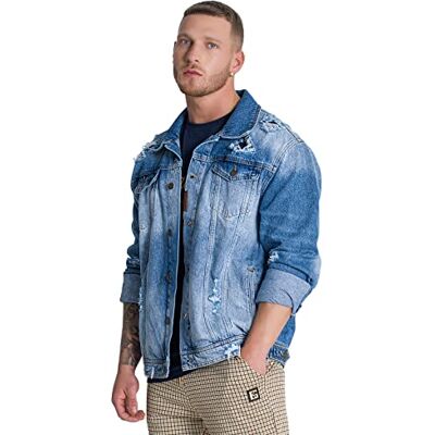 GKM003698 Gianni Kavanagh Męska kurtka dżinsowa M Blue Palace, medium blue, S GKM003698 Gianni Kavanagh Męska kurtka dżinsowa M Blue Palace, medium blue, S