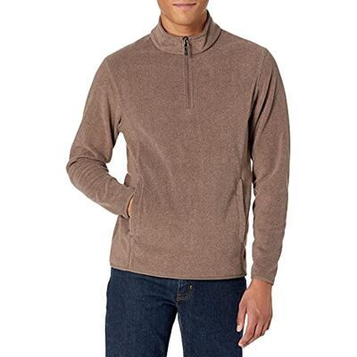 AE2017876_SUS Amazon Essentials Men's Kurtka polarowa z krótkim zamkiem, Brudny wrzosowy, L AE2017876_SUS Amazon Essentials Men's Kurtka polarowa z krótkim zamkiem, Brudny wrzosowy, L