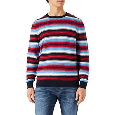 7400-35513 bugatti Męski sweter , czerwony, standardowy, czerwony, S 7400-35513 bugatti Męski sweter , czerwony, standardowy, czerwony, S