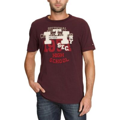 887804538 / HIGH SCHOOL TEE SS RF Tommy Hilfiger Koszula męska , czerwony (Harvard Red), 54 887804538 / HIGH SCHOOL TEE SS RF Tommy Hilfiger Koszula męska , czerwony (Harvard Red), 54