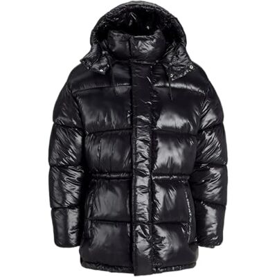 12268209 Jack&Jones JORGREENPOINT męska kurtka z kapturem, czarna, L, czarny, L 12268209 Jack&Jones JORGREENPOINT męska kurtka z kapturem, czarna, L, czarny, L