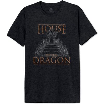 MEHOFTDTS003 House Of the Dragon T-Shirt, Melange, M Mężczyźni, Melanż antracytowy, M MEHOFTDTS003 House Of the Dragon T-Shirt, Melange, M Mężczyźni, Melanż antracytowy, M