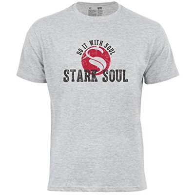 1945_STS-V.14 STARK SOUL Męski T-shirt, szary melànge (003) Vintage, XXL 1945_STS-V.14 STARK SOUL Męski T-shirt, szary melànge (003) Vintage, XXL