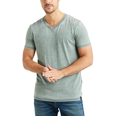 7M62165-7LW-M Lucky Brand Męska koszulka Venice Burnout z dekoltem w serek T-shirt 7M62165-7LW-M Lucky Brand Męska koszulka Venice Burnout z dekoltem w serek T-shirt
