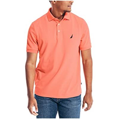 K82800-64C-M Nautica Męska koszulka polo z krótkim rękawem z elastycznej bawełny Pique, M K82800-64C-M Nautica Męska koszulka polo z krótkim rękawem z elastycznej bawełny Pique, M
