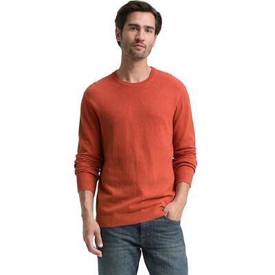 1048015 TOM TAILOR Męski sweter , 38680-Rust Red Melange, XXL, 38680 Rdzawy czerwony melanż, XXL 1048015 TOM TAILOR Męski sweter , 38680-Rust Red Melange, XXL, 38680 Rdzawy czerwony melanż, XXL