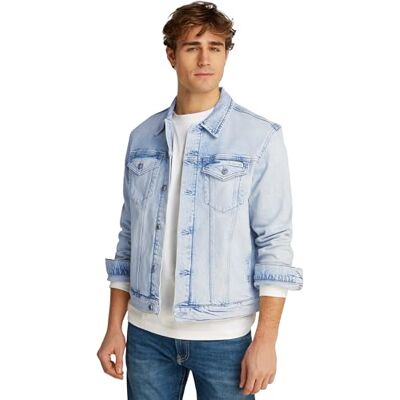 J30J3275901AAXS CK JEANS Męska kurtka dżinsowa Slim J30J327590, Denim (Denim Light), XS, Denim (Denim Light), XS J30J3275901AAXS CK JEANS Męska kurtka dżinsowa Slim J30J327590, Denim (Denim Light), XS, Denim (Denim Light), XS