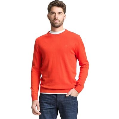1039810 TOM TAILOR Sweter męski, 38769 – tango pomarańczowy melanż, L 1039810 TOM TAILOR Sweter męski, 38769 – tango pomarańczowy melanż, L