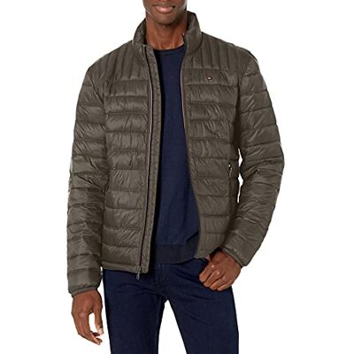 150TN796-OLV-08-XLT Tommy Hilfiger Męska kurtka puchowa Ultra Loft Packable Down Alternative Coat, Oliwka, XL wysoki 150TN796-OLV-08-XLT Tommy Hilfiger Męska kurtka puchowa Ultra Loft Packable Down Alternative Coat, Oliwka, XL wysoki