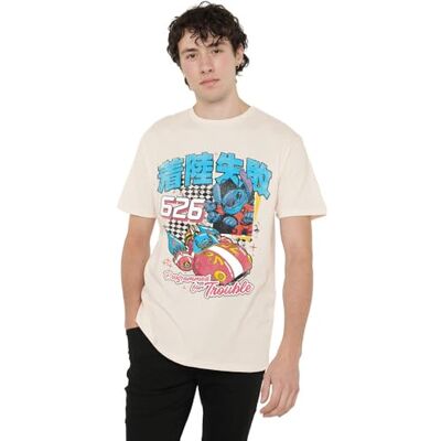 UKAT-56-DSNY10744 Disney LILO & Stitch Manga Race koszulka unisex, naturalna, XXX-Large, naturalny, 3XL UKAT-56-DSNY10744 Disney LILO & Stitch Manga Race koszulka unisex, naturalna, XXX-Large, naturalny, 3XL