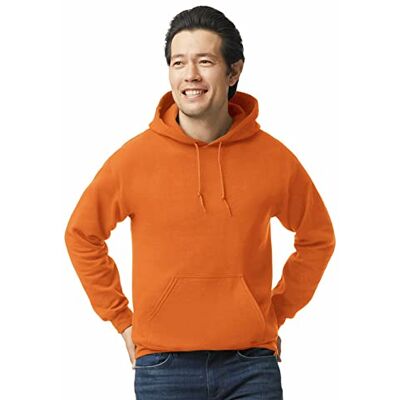 G18500ORG-L Gildan Bluza z kapturem, polarowa bluza z kapturem, styl G18500 męska, Safety Orange (1 opakowanie), L G18500ORG-L Gildan Bluza z kapturem, polarowa bluza z kapturem, styl G18500 męska, Safety Orange (1 opakowanie), L