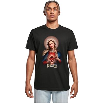 MT3025 Mister Tee Męski T-shirt bez kołnierza, czarny, XL, czarny, XL MT3025 Mister Tee Męski T-shirt bez kołnierza, czarny, XL, czarny, XL