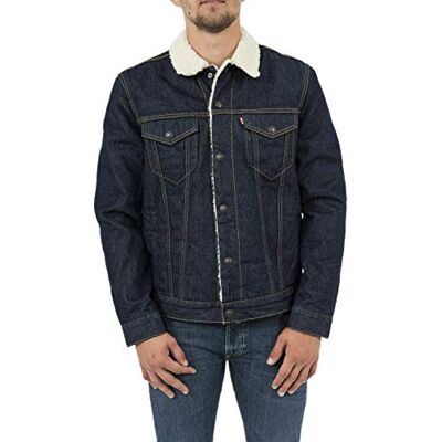 16365-0084 Levi's Type 3 Sherpa Trucker Kurtka Mężczyźni,Rockridge,S 16365-0084 Levi's Type 3 Sherpa Trucker Kurtka Mężczyźni,Rockridge,S