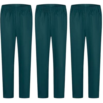 MZ-3-8312 MISEMIYA Opakowanie 3 sztuki Unisex SPODNIE Sanitarne Mundury sanitarne Medyczne spodnie robocze, Ciemnozielony, 3XL MZ-3-8312 MISEMIYA Opakowanie 3 sztuki Unisex SPODNIE Sanitarne Mundury sanitarne Medyczne spodnie robocze, Ciemnozielony, 3XL
